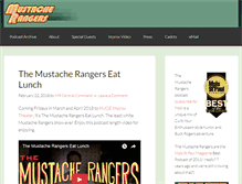 Tablet Screenshot of mustacherangers.com
